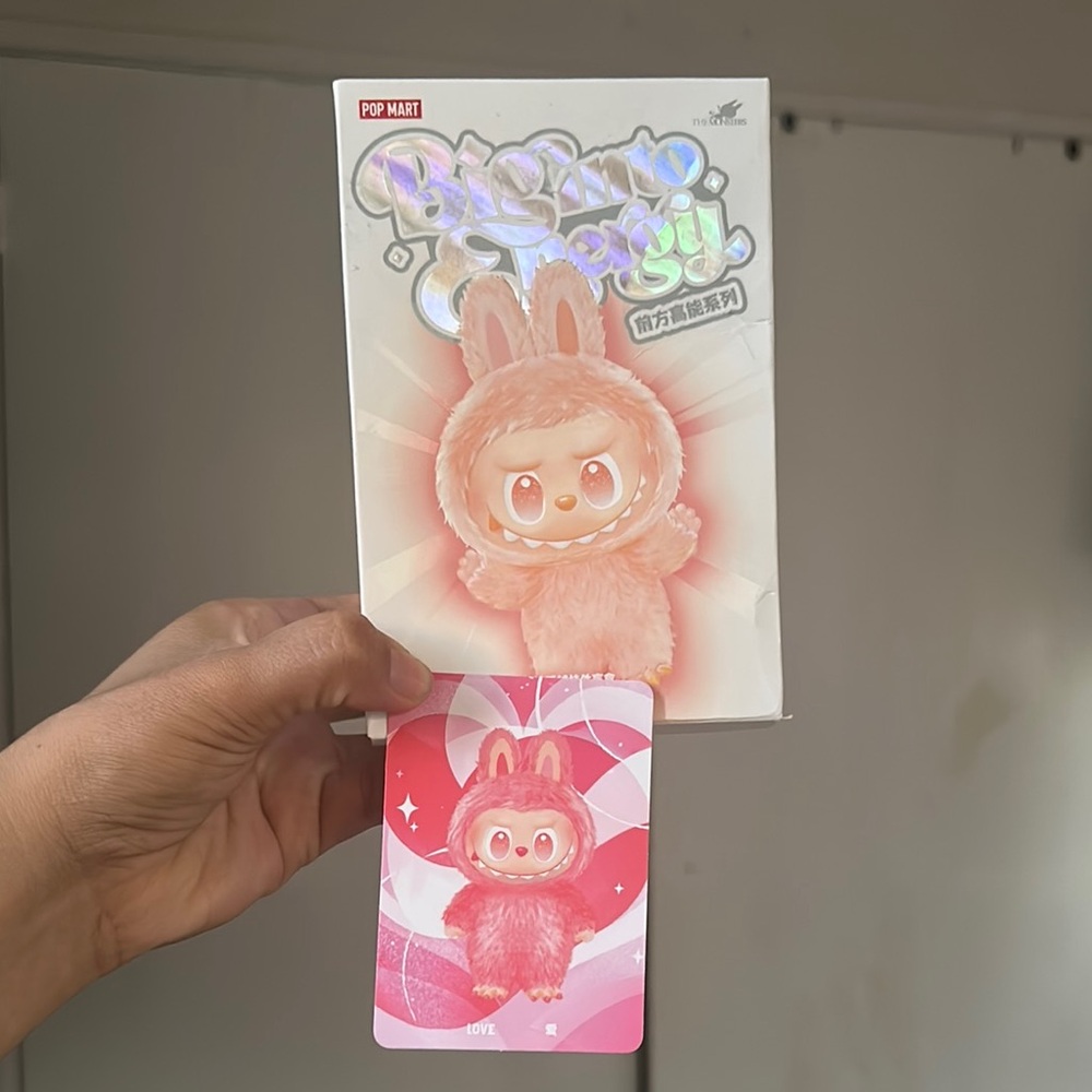 Big into energy Labubu